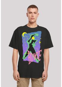 F4NT4STIC Herren T-Shirt "David Bowie Rock Music Band Moonlight Dance", schwarz, casual, Gr. S, Obermaterial: 100% Baumwolle, Shirts, Print
