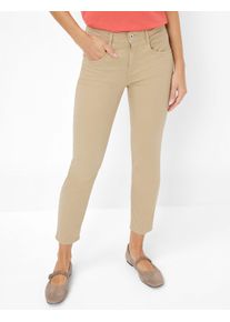 Brax Damen 5-Pocket-Jeans "Style SHAKIRA S", beige, Gr. 80, 44% Lyocell, 43% Baumwolle, 10% Elastomultiester, 3% Elasthan, Jeans