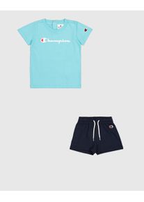 Champion Kinder Shirt & Shortsaqbl, nny, sportlich, Gr. 80, Obermaterial: 100% Baumwolle, KOB Set-Artikel, für Babys und Kleinkinder