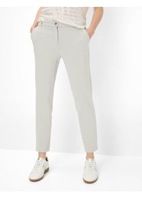 Brax Damen Caprihose "Style MARON S", grau, Gr. 44, 64% Viskose, 15% Polyamid, 11% Polyester, 10% Elasthan, Hosen