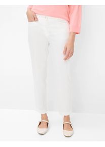 Brax Damen 5-Pocket-Hose "Style MARA S", weiß, Gr. 22, 76% Baumwolle, 21% Polyamid, 3% Elasthan, Hosen