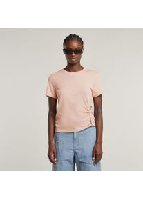G-Star Raw G-STAR Damen T-Shirt "Tops Adjustable Slim"liquid pink, casual, Gr. L, unifarben, Jersey, Obermaterial: 100% Baumwolle, Shirts, mit anpassbarer Form