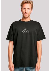 F4NT4STIC Herren T-Shirt "Mountain", schwarz, casual, Gr. M, Obermaterial: 100% Baumwolle, Shirts, Premium Qualität