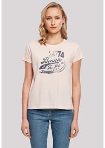 F4NT4STIC Damen T-Shirt "Elton John Bennie And The Jets", pink, casual, Gr. XXL, Obermaterial: 100% Baumwolle, Shirts, Musik, Band, Logo