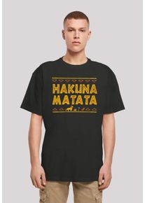 F4NT4STIC Herren T-Shirt "König der Löwen Film Hakuna Matata", schwarz, casual, Gr. L, Obermaterial: 100% Baumwolle, Shirts, Print