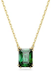 Swarovski Damen Kette mit Anhänger "Stilla Octagon, 5677141", Metall, L: 45cm B: 7,5mm, gold, Metall, B:7,5mm, Halsketten, mit Swarovski Zirkonia