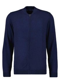 Ragman Herren Strickfleecejacke, blau, Gr. XL, 95% Baumwolle 5% Cashmere, Jacken