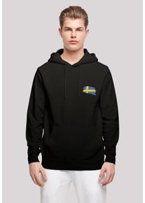 F4NT4STIC Herren Kapuzenpullover "Sweden Schweden Flagge", schwarz, casual, Gr. XS, Obermaterial: 50% Baumwolle, 50% Polyester, Pullover, Print