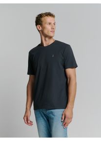 NO EXCESS Herren T-Shirt "NO EXCESS Basic Rundhals T-Shirt T-Shirt Crewneck Solid Basic", blau, Gr. L, 100% baumwolle, Shirts