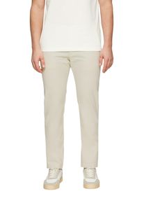 s.Oliver Herren Chinohose "PHOENIX", beige, casual, Gr. 32, unifarben, Obermaterial: 99% Baumwolle, 1% Elasthan, Hosen, mit Straight Leg