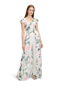 Vera Mont Damen Overall "Vera Mont Jumpsuit kurzarm", rosa, elegant, Gr. 36, Jersey, Chiffon, Obermaterial: 100% Polyester. Futter: 100% Polyester.,