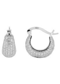 Adelia´s ADELIA ́S Damen Paar Creolen, Damen, Silber 925 (Sterlingsilber), silber, Silber 925 (Sterlingsilber), Ohrringe