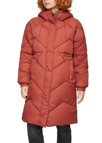 QS Damen Steppmantel, rot, casual, Gr. XXL, unifarben, Steppware, Obermaterial: 100% Polyamid. Futter: 100% Polyester, Mäntel, mit Kapuze