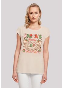 F4NT4STIC Damen T-Shirt "Santas favorite Ho Ho Ho Weihnachten", weiß, casual, Gr. XXL, Obermaterial: 100% Baumwolle, Shirts, Premium Qualität,