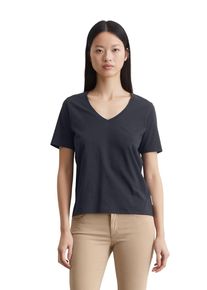 Marc O'Polo MARC O'POLO Damen T-Shirt "aus Organic Cotton", blau, Basic, Gr. XL, unifarben, Obermaterial: 100% Baumwolle, Shirts