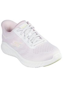 Skechers Damen Slip-On Sneaker "GO WALK NOW-KHLOE", Gr. 36, rosa, Textil, sportlich, Schuhe, Freizeitschuh mit Fersenkissen und Slip-ins Technologie