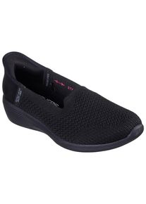 Skechers Damen Slip-On Sneaker "ARYA-SWEET VOICE", Gr. 38, schwarz, Textil, unifarben, casual, Schuhe, Slipper, Reha Schuh mit Handsfree Slip-ins