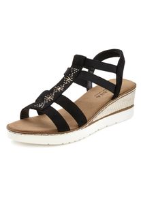 Lascana Damen Sandalette "Sommerschuh", Gr. 37, schwarz, Obermaterial: 100% Textilmaterial. Futter: 100% Lederimitat. Decksohle: 100% Textilmaterial.
