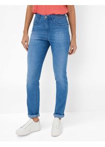 Brax Damen 5-Pocket-Jeans "Style CAROLA", blau, Gr. 40, 75% Baumwolle, 17% Polyester, 5% Elastomultiester, 3% Elasthan, Jeans