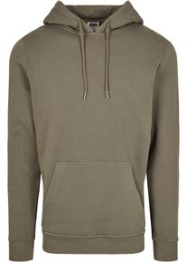 Urban Classics Herren Sweatshirt "Urban Classics Herren Organic Basic Hoody", grün, Gr. L, unifarben, 100% Baumwolle, Sweatshirts
