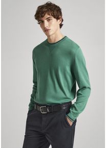 Pepe Jeans Herren Rundhalspullover "Pepe Pullover MIKE", grün, casual, Gr. L, Strick, Obermaterial: 100% Baumwolle, Pullover