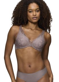 Triumph Damen Bügel-BH "Body Make-Up Illusion Lace WP", Gr. 85, grau, Microtouch, Spitze, Obermaterial: 51% Polyamid, 35% Polyester, 14% Elasthan,