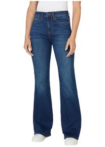 Pepe Jeans Damen 5-Pocket-Jeans "FLARE HW WILLA", blau, casual, Gr. 28, Denim/Jeans, Obermaterial: 94% Baumwolle, 5% Polyester, 1% Elasthan, Jeans,
