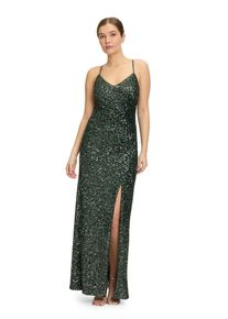 Vera Mont Damen Abendkleid "Vera Mont Abendkleid figurbetont", grün, feminin, Gr. 34, Obermaterial: 95% Polyester, 5% Elasthan. Futter: 100%