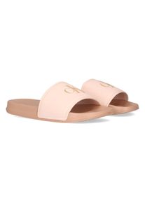 Kinder Badepantolette, Calvin Klein Jeans, Gr. 33, rosa, Synthetik, casual, Schuhe, Pool Slides, Sandale, Badeschuh