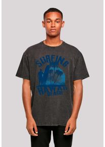 F4NT4STIC Herren T-Shirt "Hawaii Surf Beach Summer", schwarz, casual, Gr. XXL, Obermaterial: 100% Baumwolle, Shirts, Premium Qualität