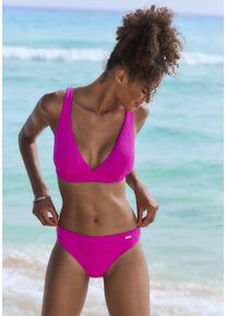 Buffalo Damen Bikini-Hose "Bubble", pink, Gr. 32, Strukturmuster, Obermaterial: 96% Polyamid, 4% Elasthan. Futter: 92% Polyester, 8% Elasthan,