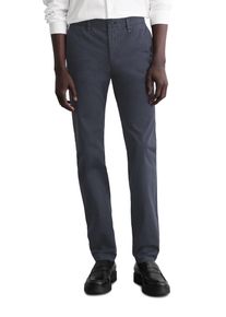 Marc O'Polo MARC O'POLO Herren Chinohose "aus Bio-Baumwoll-Twill", blau, casual, Gr. 36, unifarben, Obermaterial: 97% Baumwolle, 3% Elasthan, Hosen