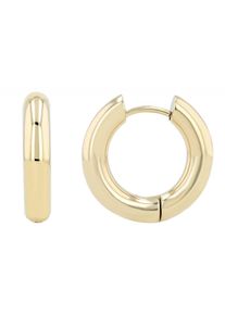 Adelia´s ADELIA ́S Damen Paar Creolen "Neuheit 2025 - Unisex Creolen aus Edelstahl Ø 13 mm", Unisex, Edelstahl, silber, Edelstahl, Ohrringe