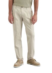 Marc O'Polo MARC O'POLO Herren Chinohose "aus leichtem Bio-Baumwoll-Leinen-Mix", grau, Gr. 32, unifarben, Obermaterial: 88% Baumwolle, 12% Leinen; Futter: 100%