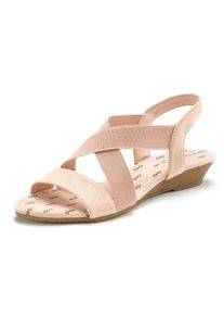 Vivance Damen Sandalette "Sommerschuh", Gr. 39, rosa, Obermaterial: 100% Elasthan. Futter: 100% Textilmaterial. Decksohle: 100% Textilmaterial.
