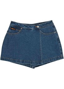 Santa Cruz Damen Shorts "CLASSIC LABEL SKORT", blau, sportlich, Gr. M, Obermaterial: 94% Baumwolle, 6% Polyester, Hosen