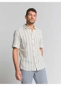 NO EXCESS Herren Langarmhemd "NO EXCESS Gestreiftes Hemd", beige, casual, Gr. XXL, 100% Baumwolle, Hemden