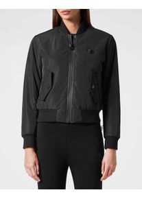 Plein Sport Damen Daunenjacke "Tiger", schwarz, Gr. XXL, Obermaterial: 100% Polyester; Futter: 100% Polyester; Füllung: 100% Polyester, Jacken