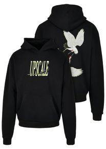 Herren Kapuzensweatshirt "Upscale by Mister Tee Herren", schwarz, Gr. XL, UPSCALE BY MISTER TEE, unifarben, 100% Baumwolle, Sweatshirts