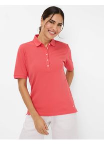 Brax Damen Poloshirt "Style CLEO", rot, Gr. 42, 97% Baumwolle, 3% Elasthan, Shirts