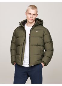 Herren Steppjacke "TJM ESSENTIAL DOWN JACKET EXT", grün, casual, Gr. XXXL, Tommy Jeans PLUS, Web, Obermaterial: 100% Polyester, Jacken, Große Größen