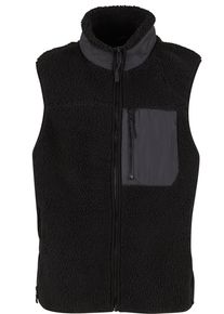 Urban Classics Herren Steppweste "Urban Classics Sherpa Vest", schwarz, Gr. XL, 100% Polyester, Westen