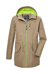 Killtec Kinder Parka "KOS 148 GRLS PRK", beige, sportlich, Gr. 152, Oberstoff: 100% Polyester, Futter: 100% Polyester, Jacken, Wind- und