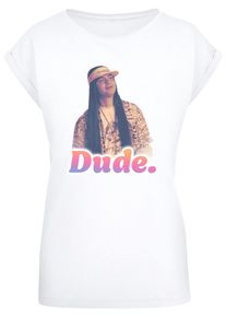 ABSOLUTE CULT Herren T-Shirt "ABSOLUTE CULT Damen Ladies Stranger Things - Argyle Dude T-Shirt", weiß, casual, Gr. XL, bedruckt, 100% Baumwolle,
