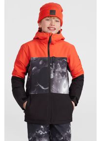 O`Neill O'NEILL Kinder Skijacke "CARBONITE SNOW JACKET", schwarz, sportlich, Gr. 176, colorblocking, gemustert, Stoff, Obermaterial: 100% Polyester, Jacken