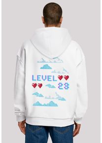 F4NT4STIC Herren Kapuzenpullover "Happy New Year Silvester 2023", weiß, casual, Gr. M, Obermaterial: 100% Baumwolle, Pullover, Print