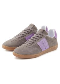 ELBSAND Damen Sneaker "Freizeitschuh, Schnürschuh", Gr. 45, grau, Obermaterial: 100% Rindsleder. Futter: 100% Textilmaterial. Decksohle: 100%