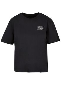 MISS TEE Herren T-Shirt "Miss Tee Damen Cute But Psycho Tee", schwarz, casual, Gr. XXL, bedruckt, 100% Baumwolle, Shirts