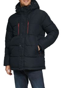 s.Oliver Herren Steppjacke, blau, casual, Gr. L, unifarben, Steppware, Obermaterial: 100% Polyamid, Jacken, mit Kapuze