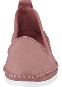 Andrea Conti Damen Slipper, Gr. 37, rosa, Glattleder, Leder, modisch, Schuhe